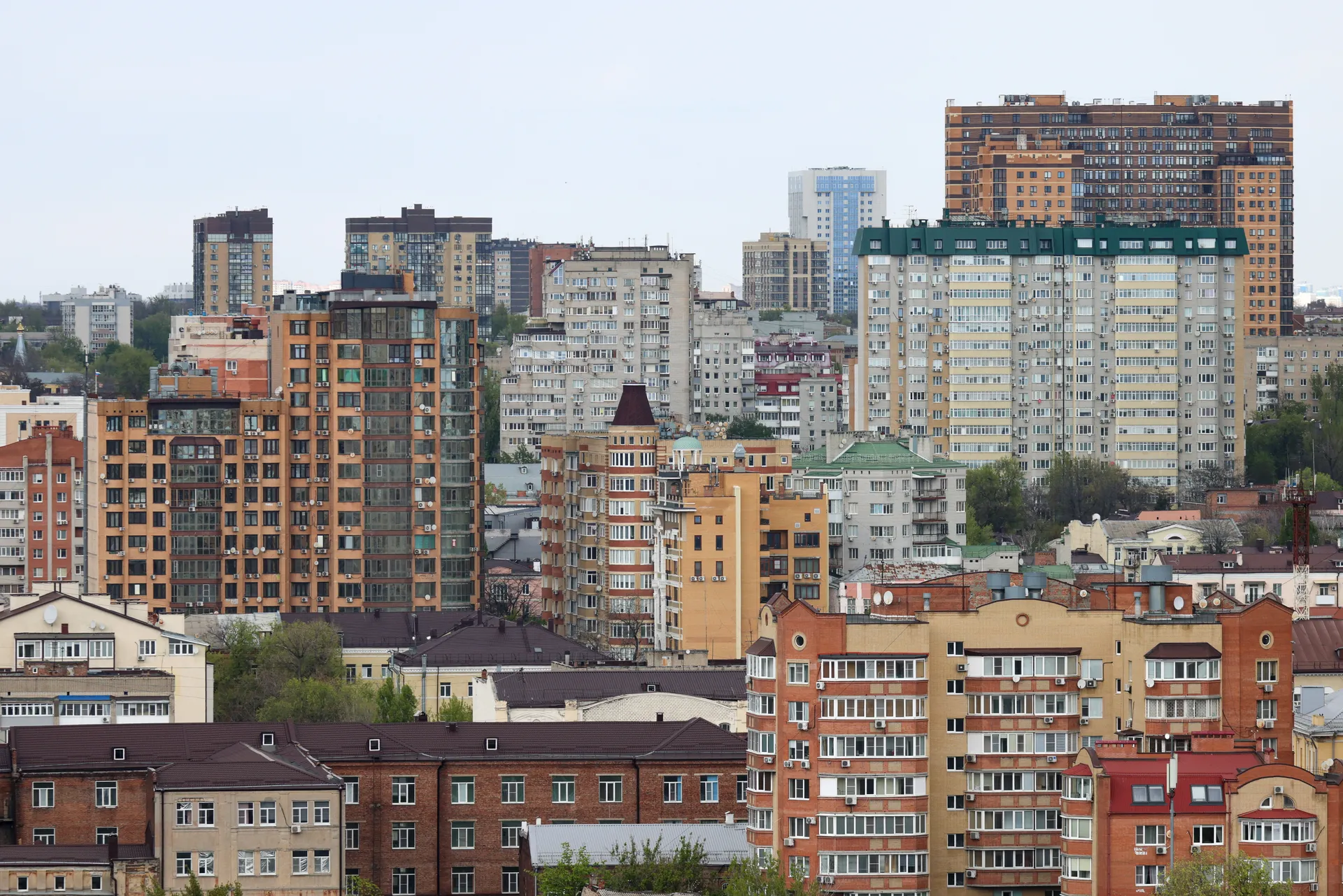 Ростов-на-Дону. Вид на дома.