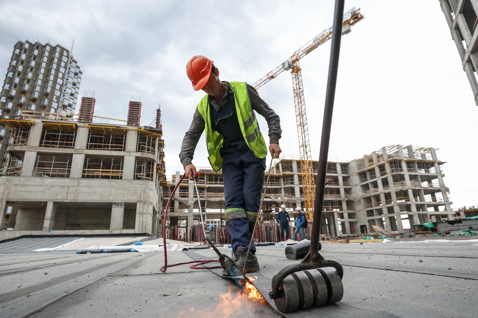Строительство жилого квартала Shagal от застройщика «Эталон».
