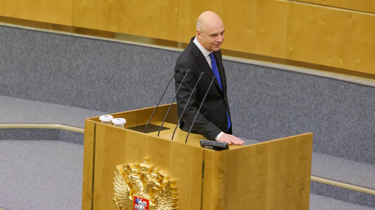 Министр финансов РФ Антон Силуанов на пленарном заседании Государственной думы РФ